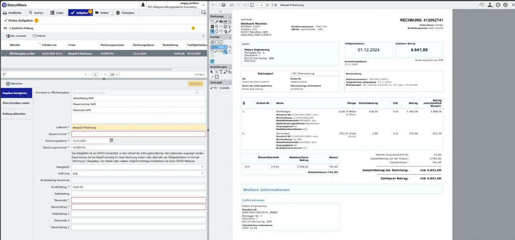 bvs docuware er demo